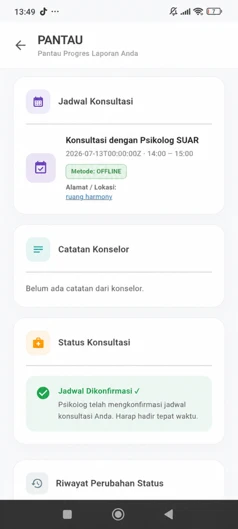 Pantau Aku Interface
